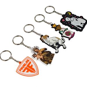 Personalized Logo Soft Pvc Key Ring 3d or 2d Fashionable Design Logo Pvc Key Chain Rubber Pvc KeyChain - Product Image 4
