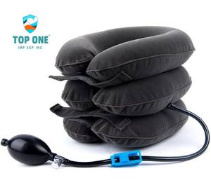 TopOne Tractor Cervical superior inflado de cuello completo de tres capas Soporte deportivo y de entretenimiento Protección de vértebra cervical - Product Image 4
