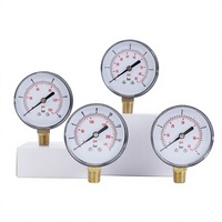 HUBEN Y50 Plastic Radial Pressure Gauge High Precision Manometer 0-10bar for Water Air Conditioning Oil Hydraulic Applications