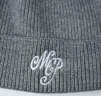 Bonnet d'hiver en acrylique tricoté chaud à revers, motif écossais coloré, pour sports de plein air, avec logo brodé personnalisé, unisexe, pour le ski