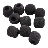 Cache-micro en mousse souple pour casque téléphonique jetable, moulé par injection en PU, pour usage extérieur, marque HLLFOAM, directement de l'usine