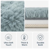 Tapis moderne de luxe en polyester, fabriqué à la machine, résistant aux taches, antidérapant, adapté aux animaux domestiques, idéal pour la chambre et la maison - Meilleure vente