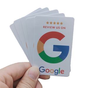 CMYK-Druck 215.504 Byte Google Instagram Facebook WhatsApp Follow Review NFC PVC-Karte - Product Image 1