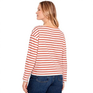 Camiseta Gráfica para Mujer, Directo de Fábrica, Mezcla de Algodón, Manga Corta, Informal, Diseño Personalizado, Marca Privada, Proveedor OEM - Product Image 2