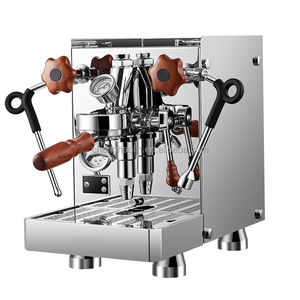 Máquina de Espresso de Doble Caldera de Alta Resistencia, Cuerpo de Acero Inoxidable, Espumador de Leche de Alto Rendimiento, Máquina de Café Semiautomática - Product Image 1