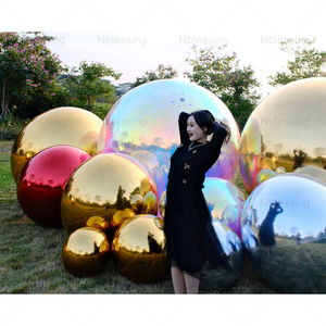 <b>Customized</b> Different Size Decorative Inflatable Mirror Ball Event Pool Floating Chrome Shiny <b>Customized</b> Inflatable Mirror Ball C - Product Image 3