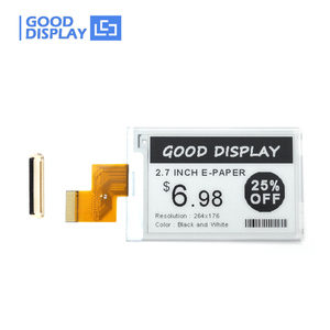 Panneau d'affichage E-Ink de 2,7 pouces, 264 × 176 pixels, interface de communication SPI, écran électronique E-Paper à faible consommation d'énergie - Product Image 1
