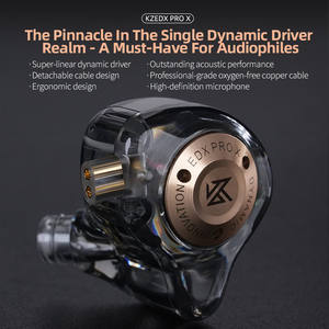 Audífonos Originales KZ <span class=keywords><strong>EDX</strong></span> <span class=keywords><strong>PRO</strong></span> X con Controlador Dinámico, HIFI, Bajos, Monitores Intrauditivos, Auriculares Deportivos con Cancelación de Ruido, Auriculares <span class=keywords><strong>EDX</strong></span> <span class=keywords><strong>PRO</strong></span> - Product Image 2