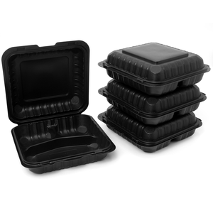 Take Out Disposable Plastic PP Leakproof Microwavable Safe Clear Storage Containers With Lids