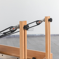 Machine de Pilates en bois de hêtre pour studio et entraînement à domicile, équipement professionnel avec structure stable