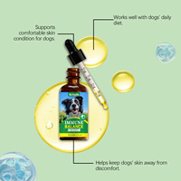 Gouttes anti-inflammatoires naturelles pures à base d'antibiotiques, effet antifongique, gouttes anti-toux pour animaux de compagnie