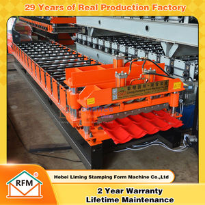 Hebi liming מפעל אספקת גג גיליון הפיכת מכונת אבץ לגלגל להרכיב מכונה ספרדית הגג - Product Image 2