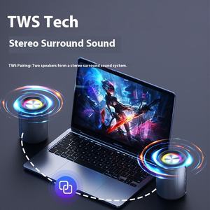 Haut-parleur intelligent AI avec basses puissantes, haut-parleur sans fil portable avec radio FM, carte TF, pour une utilisation à la maison et en extérieur - Product Image 5