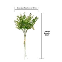 Buket Eucalyptus & Mawar Buatan |   Dekorasi Dinding Bunga & Pengaturan Dekorasi Rumah Dalam Ruangan untuk Latar Belakang Pernikahan Dekorasi Pesta