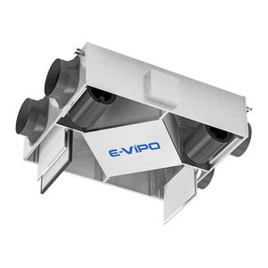 VMC Cocina Baño Vestidor Sistema HRV Flujo de aire doble Unidad de ventilación de aire fresco PM2.5 Purificación ERV Flexible - Product Image 2
