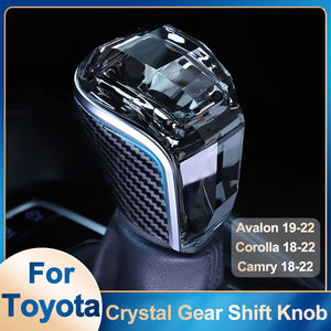 Perilla de cambio de marchas de cristal, palanca de cambios modificada, accesorios de coche, manija de caja de cambios para Toyota Camry Avalon Corolla <span class=keywords><strong>CHR</strong></span> Corolla <span class=keywords><strong>Cross</strong></span> - Product Image 3
