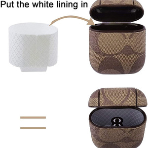 Étui pour écouteurs sans fil Pro <span class=keywords><strong>2</strong></span>, style classique et tendance, motif floral vintage, finition mate, résistant aux chutes, avec pochette de suspension - Product Image 4