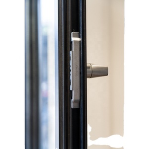 Aluminum #65 <b>Grey</b> 1.4mm Both Open Thermal Break 6mm +12A+6mm Double Tempered Glass Casement Window - Product Image 2