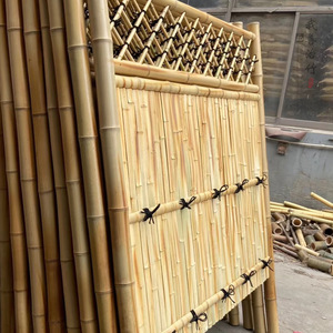 Bamboo Fencing Panel Custom Made Carbonized Color Rot Proof Outdoor Fence - Product Image 4