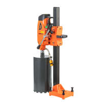 Machine de forage diamantée puissante avec moteur durable, pour le perçage de trous de climatisation et d'alimentation en eau dans les murs de bâtiments