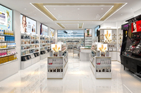 Desain Interior Toko K-Beauty 13-ZMeS008 Berkualitas Tinggi, Desain Display Kosmetik yang Dapat Disesuaikan untuk Dekorasi Toko Ritel