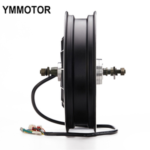 มอเตอร์ฮับไร้แปรงถ่านกันน้ำขนาด 16 นิ้ว 1500W-3000W ได้รับการรับรองมาตรฐาน ISO สำหรับชุดแปลงมอเตอร์ไซค์และสกู๊ตเตอร์ 16''HY 1500-3000W ISO A - Product Image 2