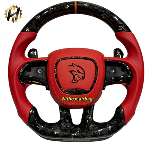<span class=keywords><strong>Hz</strong></span> คาร์บอนไฟเบอร์ปลอมอัพเกรด & พวงมาลัยหนังสำหรับ Dodge Challenger (2006-2019) พร้อมไฟ LED-สไตล์สปอร์ต - Product Image 2