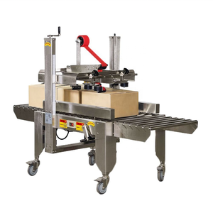 खाद्य उद्योग SS304 स्टेनलेस स्टील स्वचालित कार्टन बॉक्स केस सीलर टेपर सील मशीन - Product Image 2