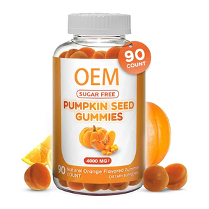 OEM Private Label <strong>Sugar</strong>-free Pumpkin Seed Oil Gummies <strong>Vitamins</strong> for Adults <strong>Hair</strong> Growth Youthful Skin Prostate Health Customizable - Product Image 1