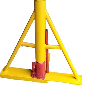 3 tons Cable Wire Drum Jack 5 ton Adjustable Jack Stand for sale hydraulic cable drum lifter