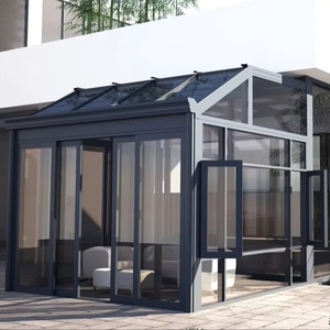 Véranda autoportante 4 saisons en aluminium Design moderne personnalisé Véranda solarium de haute qualité Cour en verre étanche Parc Hôtel - Product Image 6