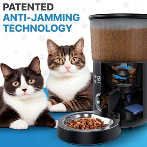 Distributeur automatique de nourriture pour chien intelligent connecté à distance avec caméra, contrôle par application Wifi, écologique, étanche IPX6, 4L - Product Image 5