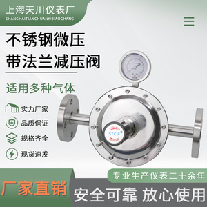 วาล์วลดแรงดันสแตนเลส Stcif 316L แบบหน้าแปลน 1 นิ้ว สำหรับแก๊ส แบบขั้นตอนเดียว อุณหภูมิปกติ - Product Image 4