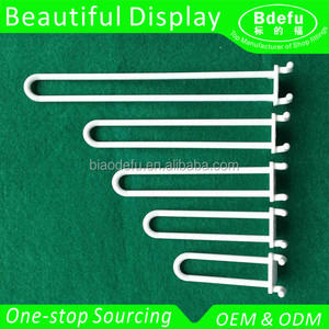 White Plastic <strong>Peg</strong> Kit Shelf Hanger <strong>Pegboard</strong> Hooks Plastic Slatwall Hooks Heavy Duty Display Hooks for Retail - Product Image 4