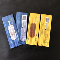 Sac de scellage biodégradable pour crème glacée Popsicle Emballage de barre énergétique au chocolat Pochette plate en papier kraft comestible
