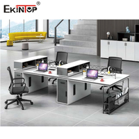 Vente directe usine : Mobilier de bureau modulaire, tables de séparation, postes de travail en îlot pour 2, 4, 6 ou 8 personnes