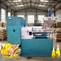 Presse à huile industrielle 200-300 KG/H Machine automatique de tournesol/arachide/vis végétale