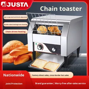 Horno Eléctrico Comercial Justa, Horno Multifuncional de Acero Inoxidable Tipo Riel para Panadería, Máquina para Tostar Pan TT-150 220V - Product Image 2