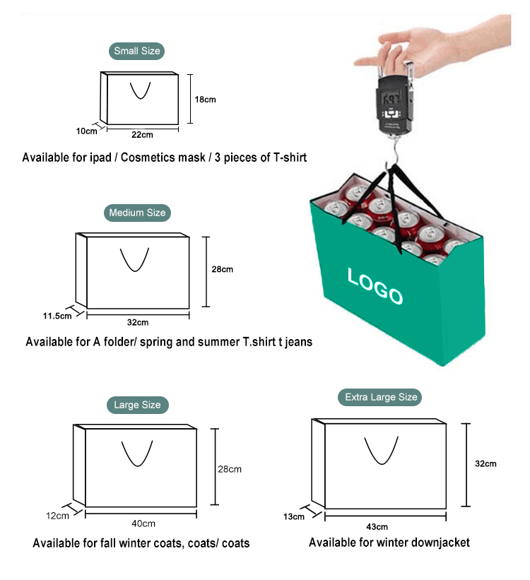 custom print reusable shopping cosmetic fashio<i></i>nable make up bag packaging paper bags with logo for clothing
