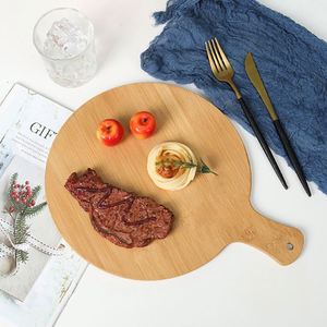 Tabla de Cortar de Madera de Bambú de Alta Calidad con Logotipo Personalizado Grabado, 2.0 cm de Grosor, para Cocina, Pan, Frutas, Pizza - Product Image 4