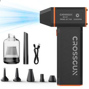 Souffleur à <span class=keywords><strong>air</strong></span> portable CROSSCUN BS-X31 120000RPM, pression du vent de 150g, dépoussiéreur 4-en-1, batterie 5000mAh pour <span class=keywords><strong>air</strong></span> <span class=keywords><strong>comprimé</strong></span> - Product Image 1