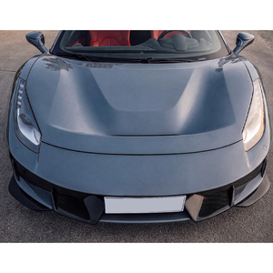 Nuevo Kit de Parachoques de Fibra de Carbono Pista Wet para Coche, Labio Delantero y Trasero, Alerón Lateral para 488 2015-2019 - Product Image 4
