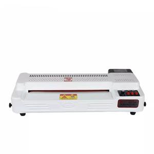 Plastifieuse de bureau A3 A4 A2, <span class=keywords><strong>plastification</strong></span> à chaud et à froid pour documents, photos, papier, machine de traitement du papier efficace, neuve et d'occasion - Product Image 1