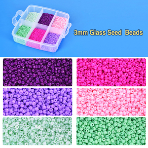 Juego de Cuentas de Vidrio para Hacer Pulseras y Joyería, Diseño Educativo Multicolor, Juguete Seguro para Niños, Manualidades - Product Image 3