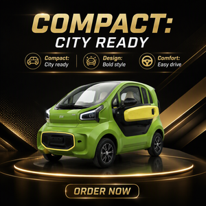 Auto Elettrica a 4 Ruote a Bassa Velocità e Lunga Autonomia, 4 Posti, Motore <span class=keywords><strong>AC</strong></span> 1500W, Batteria al Piombo-Acido, Doppi Freni a Disco, Controller Intelligente - Product Image 1