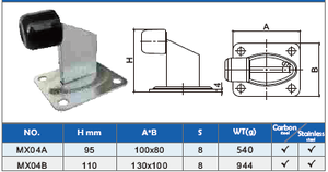 <span class=keywords><strong>Portail</strong></span> <span class=keywords><strong>coulissant</strong></span> pare-chocs porte arrêt - Product Image 3