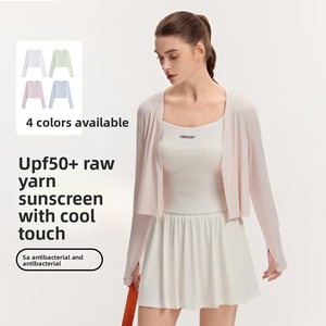 Nueva Blusa de Nylon con Encaje Floral para Mujer, Chaqueta Ligera de Verano con Protección Solar, Estilo <span class=keywords><strong>Cardigan</strong></span> - Product Image 2
