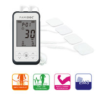 Appareil de physiothérapie confortable Portable 36 Modes équipement de thérapie par ondes de choc électrique dizaines unité soulagement de la douleur électrodes