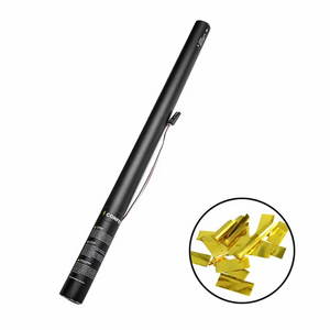 批发 80 厘米电动五彩纸屑炮黑色遥控可生物降解压缩空气婚礼派对新年排灯节毕业典礼 - Product Image 2