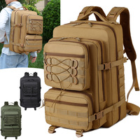 Sac à dos de sport unisexe de grande capacité design camouflage imperméable camping randonnée voyage extérieur tactique
